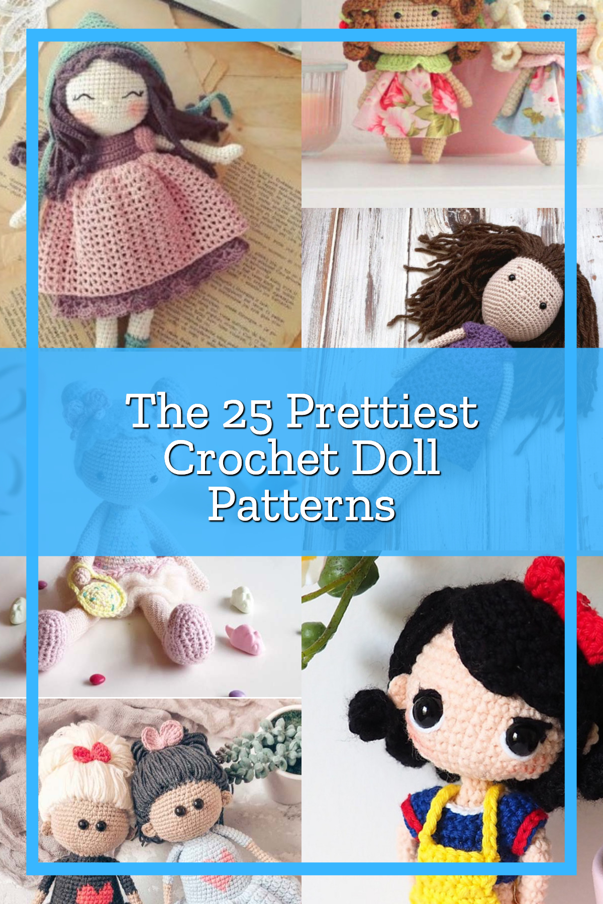 Amigurumi Crochet Pattern, Movable Head Doll Crochet Pattern 