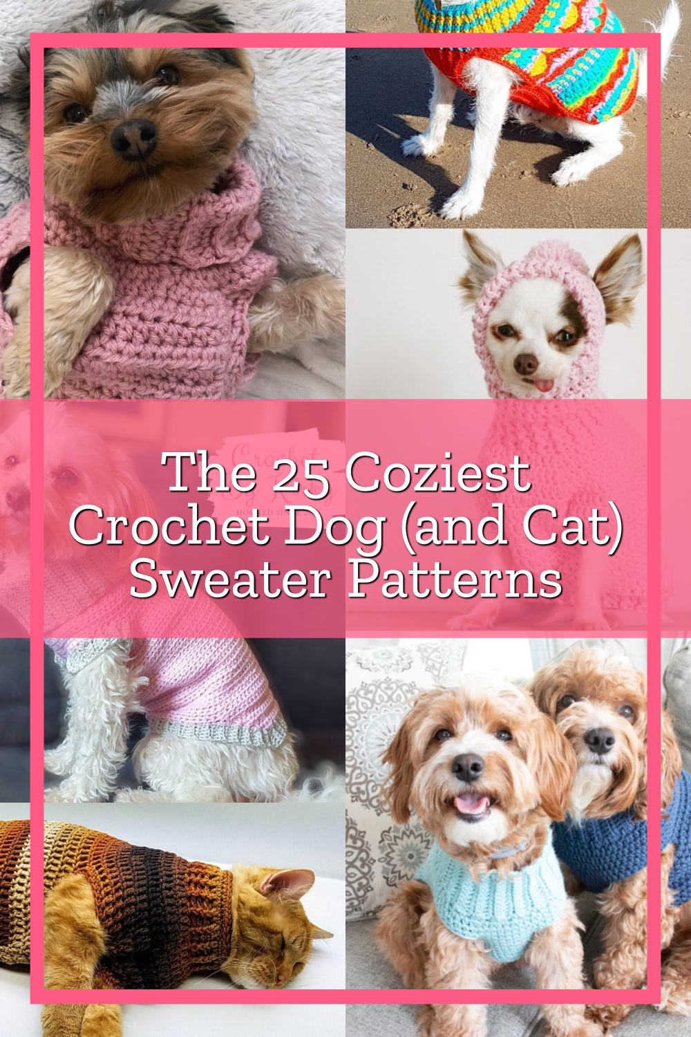 11 Free Crochet Patterns for Dog Sweaters