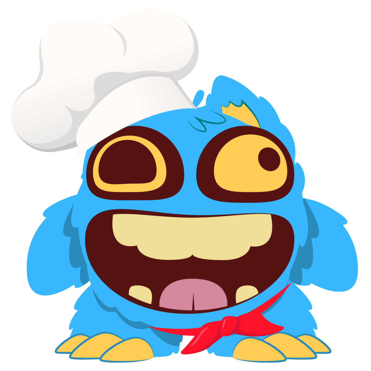 Cute monster chef